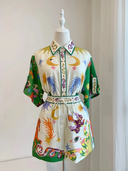 Vaelith – Set maglietta e pantaloncini artistici