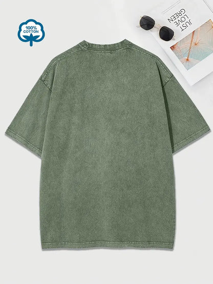 Brooklyn – T-shirt in cotone con girocollo