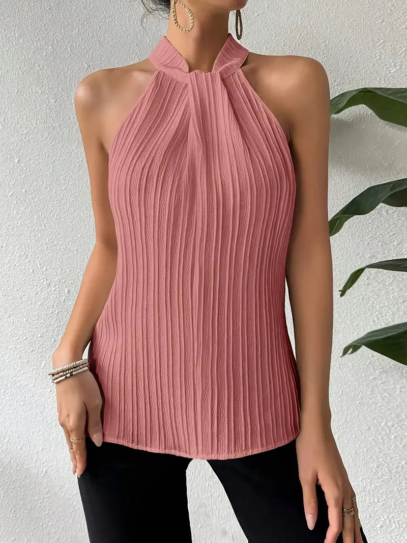 Drusilla – Elegante top con scollo all'americana