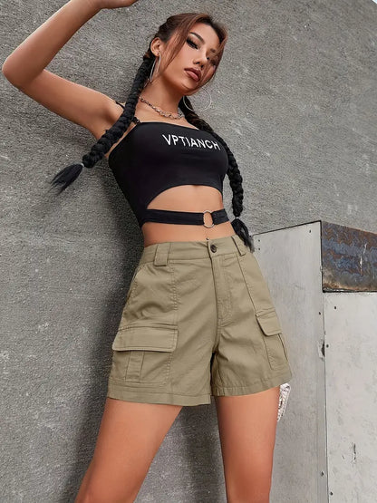 Zephyress – Eleganti pantaloncini cargo in cotone