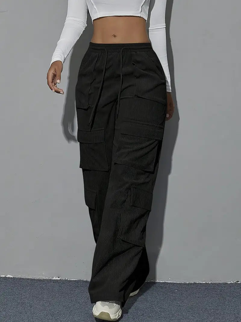 Luneth – Pantaloni cargo oversize alla moda