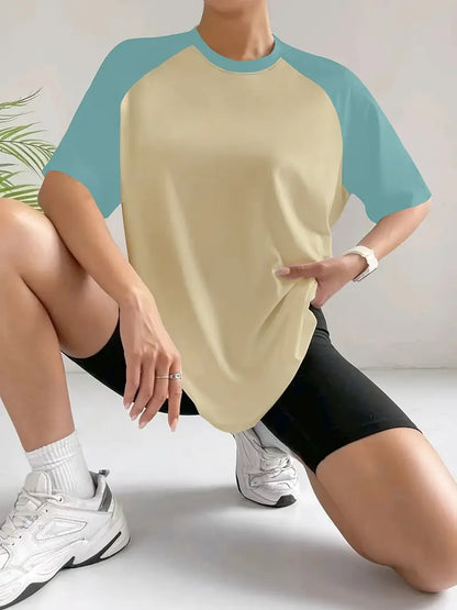 Vallorelle – Elegante t-shirt color block