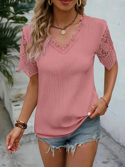 Oraia – Camicetta con pizzo alla moda