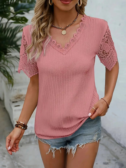 Oraia – Camicetta con pizzo alla moda