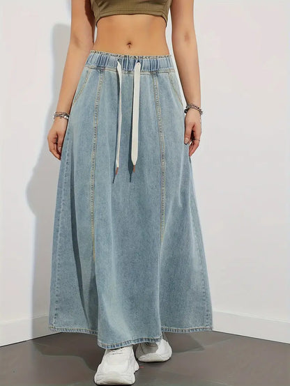 Adora – Gonna maxi in denim