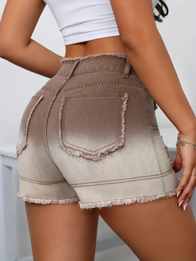 Valestra – Shorts alla moda in jeans di cotone