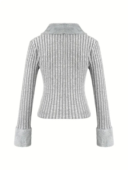 Jyoti – Elegante maglione con cerniera