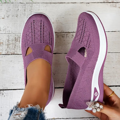 Noire – Scarpe slip-on traspiranti in maglia