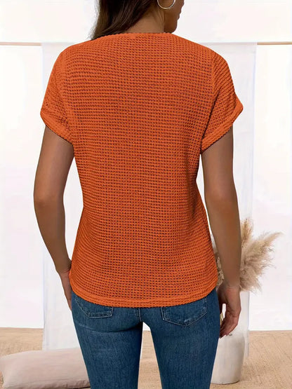 Yzendra – Elegante top lavorato all'uncinetto