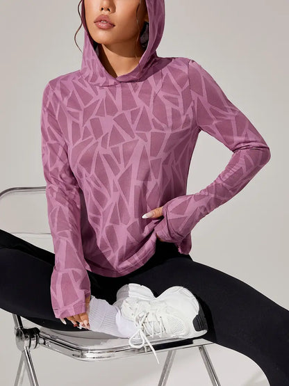 Gravella – Felpa con cappuccio in rete leggera e traspirante