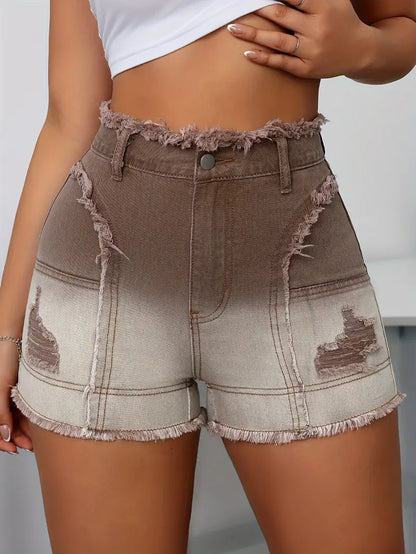 Valestra – Shorts alla moda in jeans di cotone