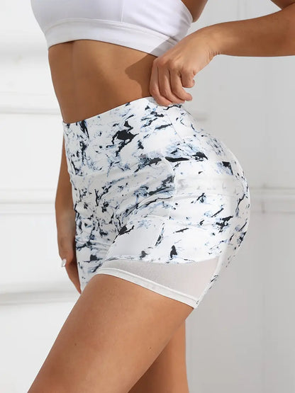 Lyricca – Shorts biker a vita alta con tasche