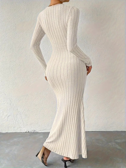 Louisa – Abito maxi lavorato a maglia sexy