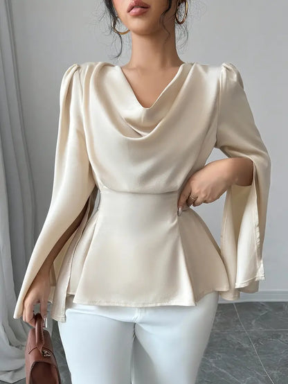 Leia – Blusa elegante in raso