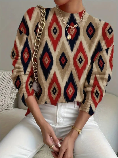 Ulrike – Maglia con stampa geometrica