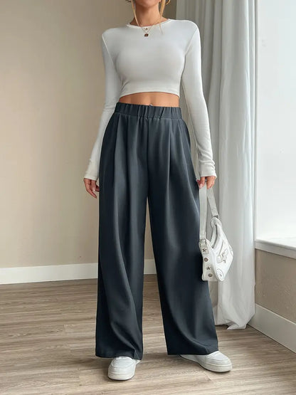 Bellatrix – Pantaloni plissettati eleganti a gamba larga