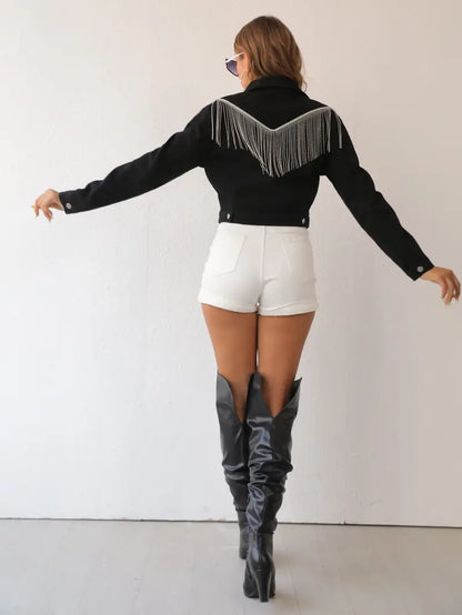 Berkeley - Elegante giacca corta nera