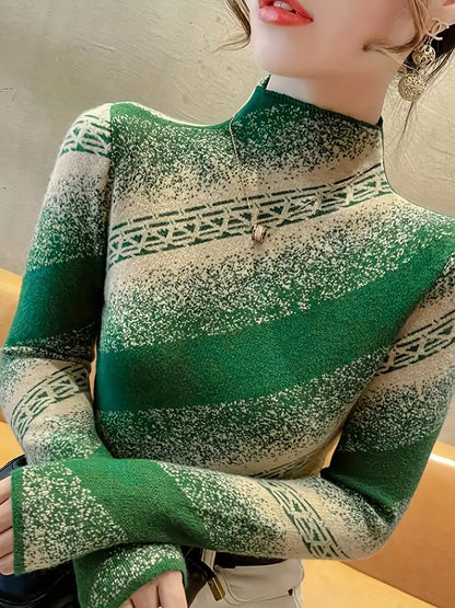 Mayla – Elegante maglione lavorato a maglia a righe