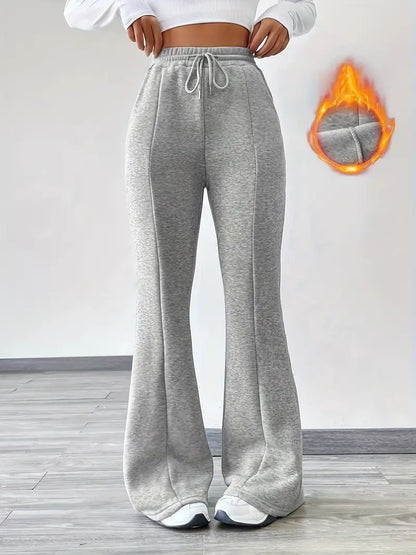 Manju – Pantaloni jogging a zampa in cotone