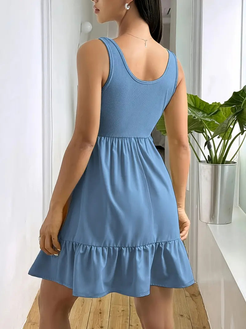 Emberlynn – Mini abito a balze senza maniche