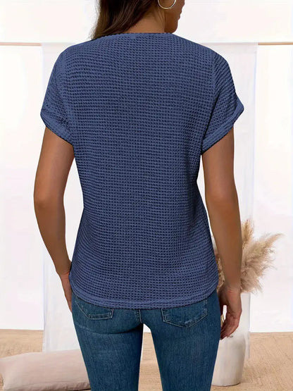 Yzendra – Elegante top lavorato all'uncinetto