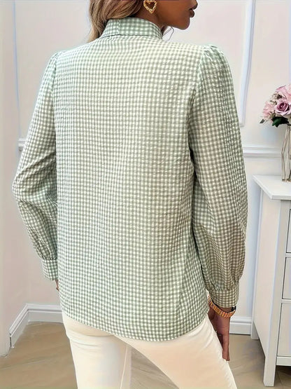 Liv – Blusa in cotone con papillon