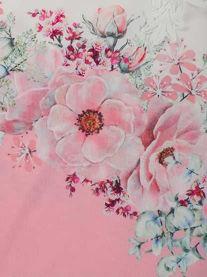 Britten – Blusa elegante realizzata in pizzo floreale