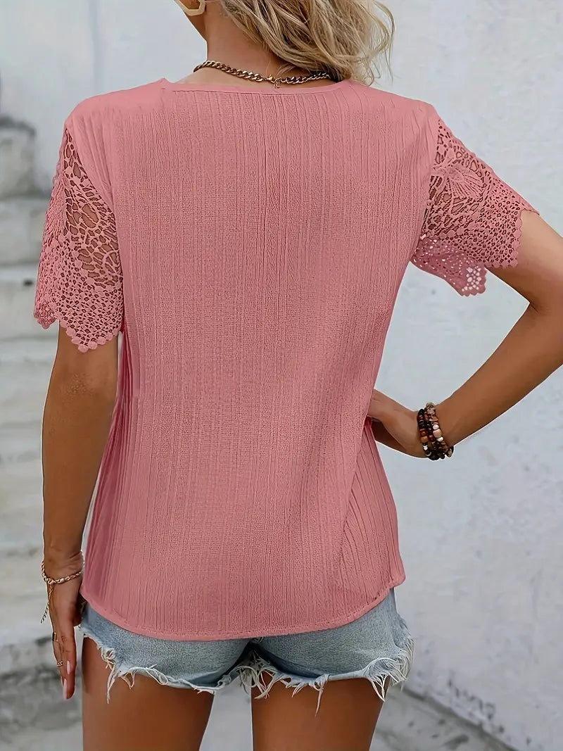 Oraia – Camicetta con pizzo alla moda