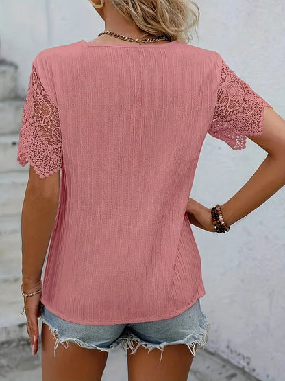 Oraia – Camicetta con pizzo alla moda