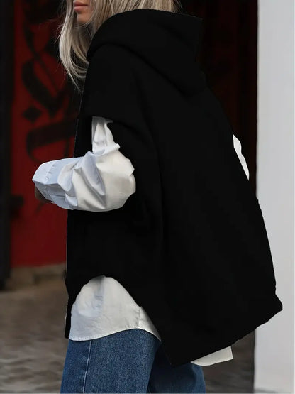 Ditta – Felpa con cappuccio alla moda in cotone