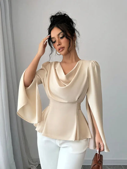 Leia – Blusa elegante in raso