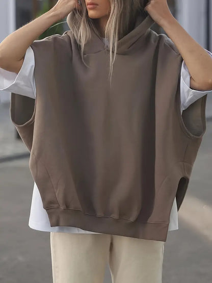 Ditta – Felpa con cappuccio alla moda in cotone