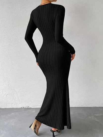 Louisa – Abito maxi lavorato a maglia sexy