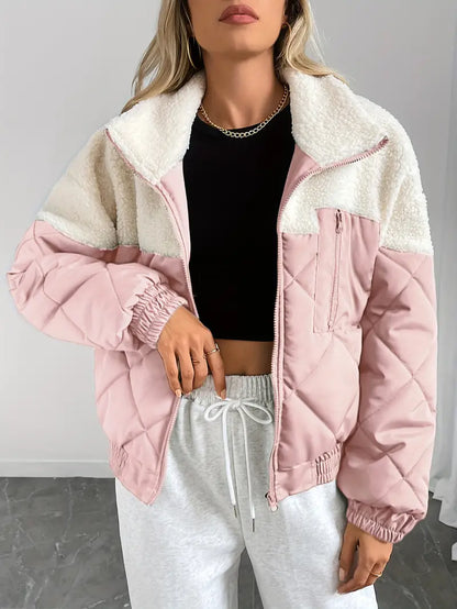 Jolene – Giacca trapuntata in pile