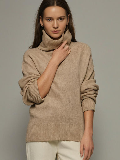 Maglia dolcevita oversize in cashmere