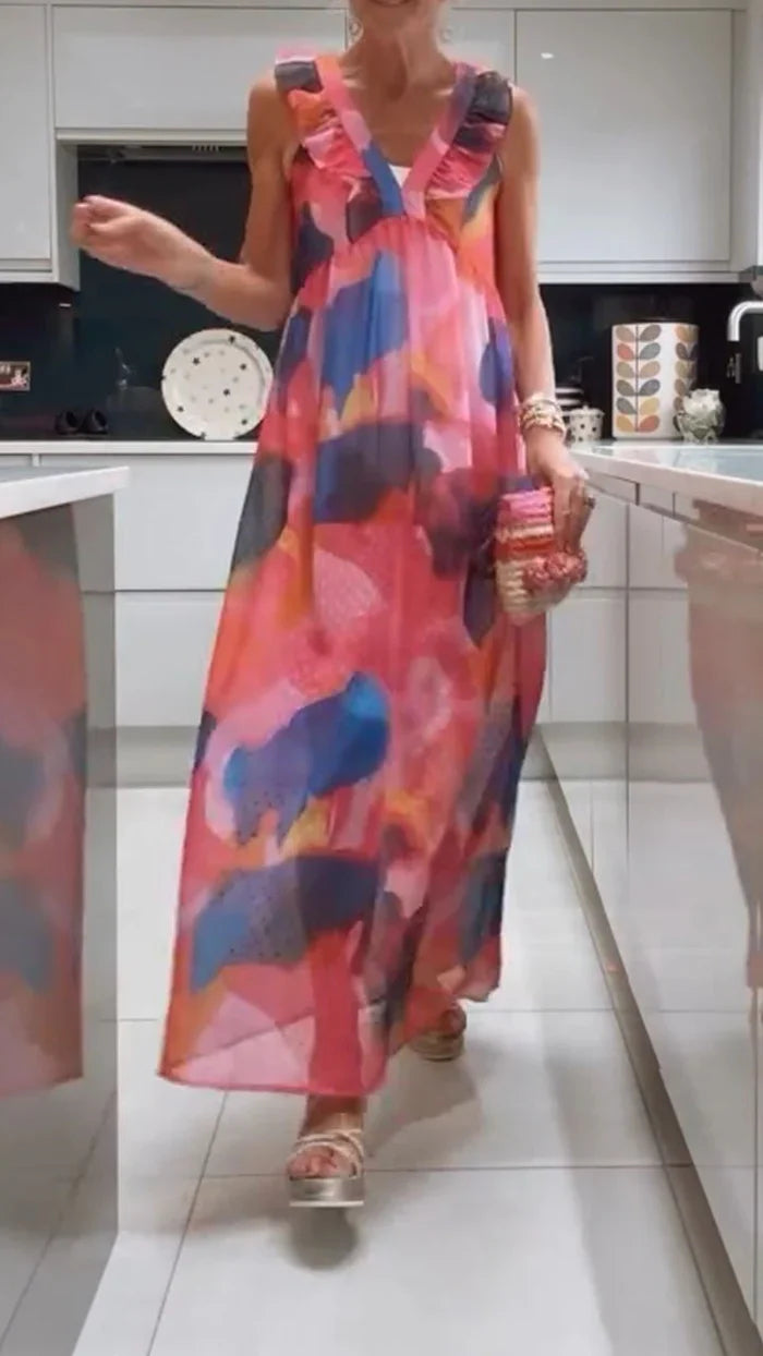 Thelia – Abito maxi vivace