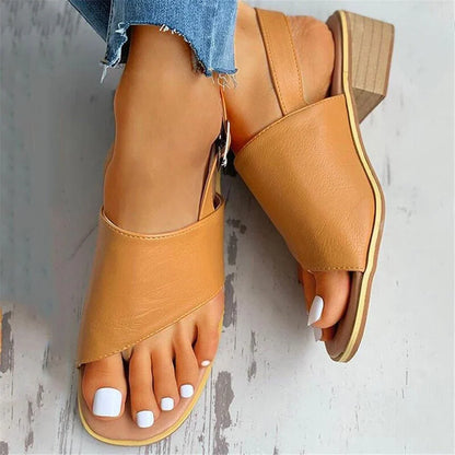 Isabelline – Sandali minimalisti con cinturino posteriore e tacco a blocco