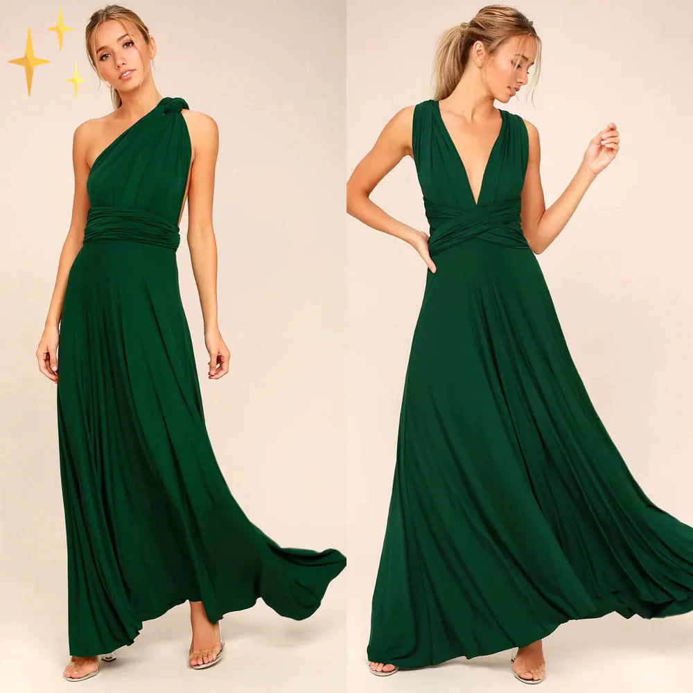 Jacqui – Elegante maxi abito multiuso