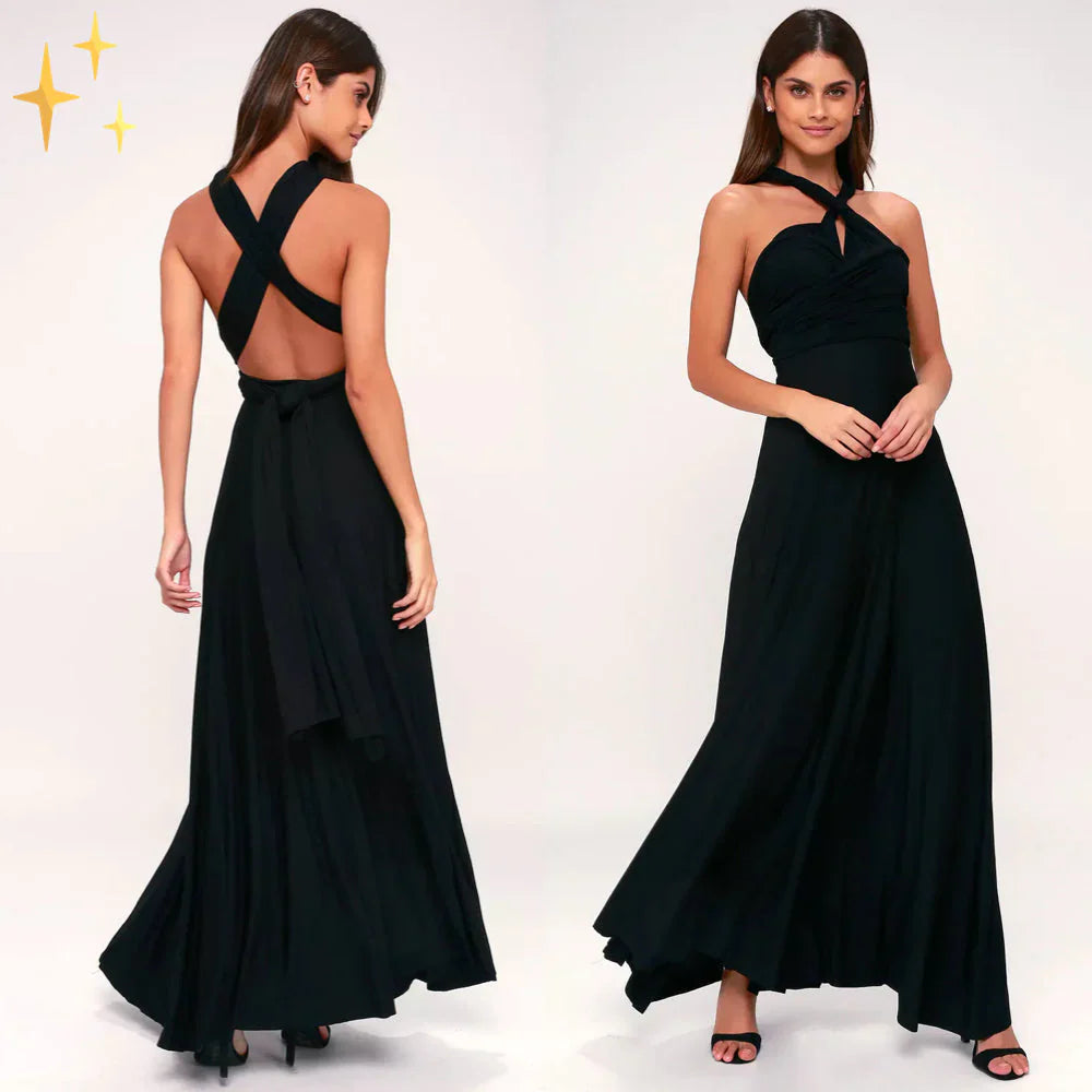 Jacqui – Elegante maxi abito multiuso