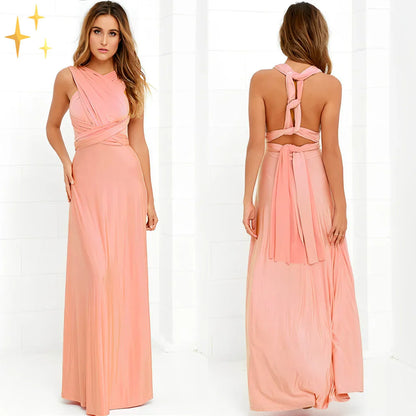 Jacqui – Elegante maxi abito multiuso