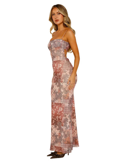 Avenlind – Elegante abito lungo con spalline