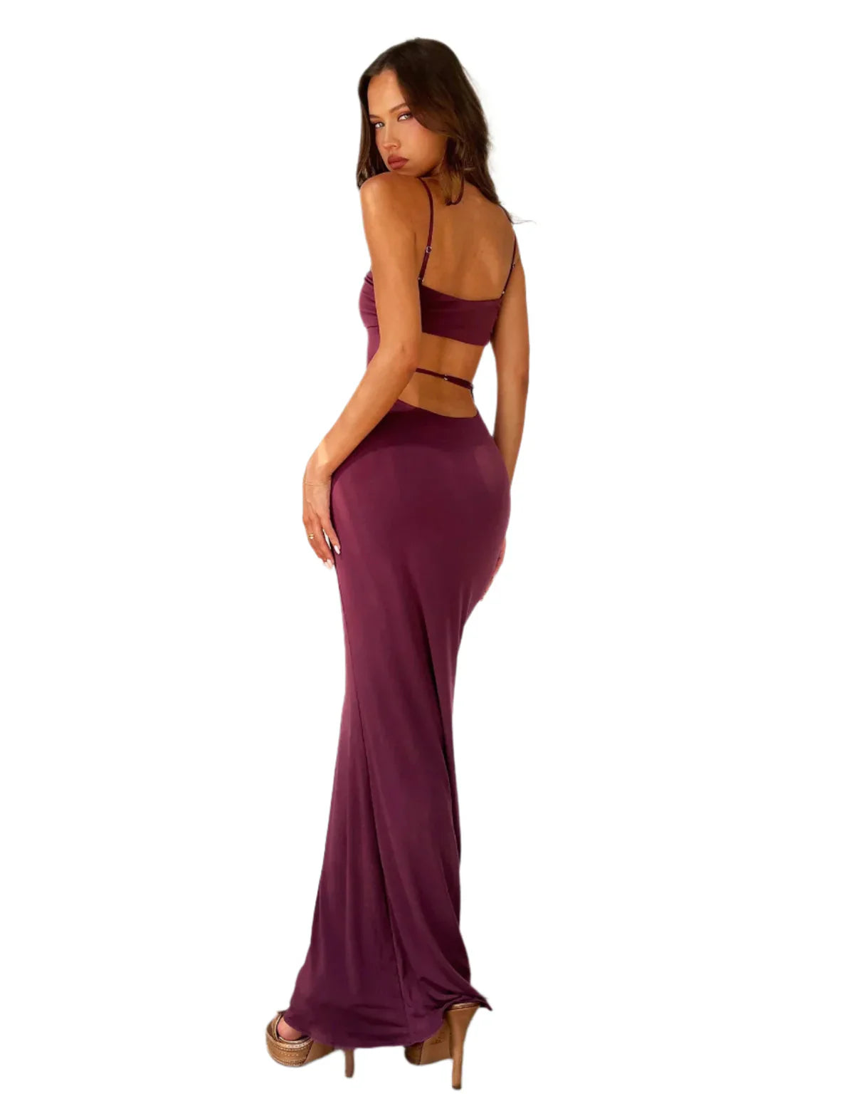 Avenlind – Elegante abito lungo con spalline