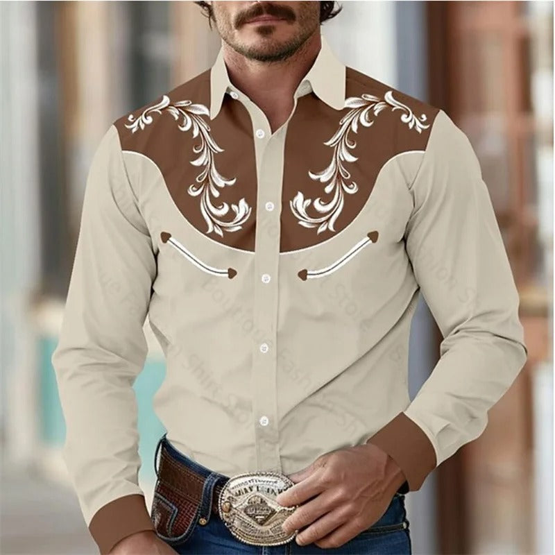 Byron - Camicia a maniche lunghe da uomo