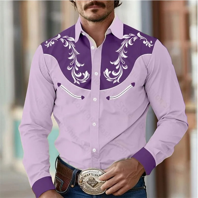 Byron - Camicia a maniche lunghe da uomo
