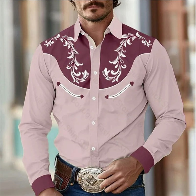 Byron - Camicia a maniche lunghe da uomo