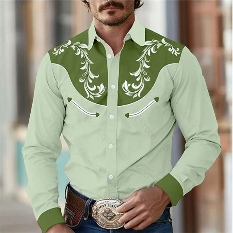 Byron - Camicia a maniche lunghe da uomo