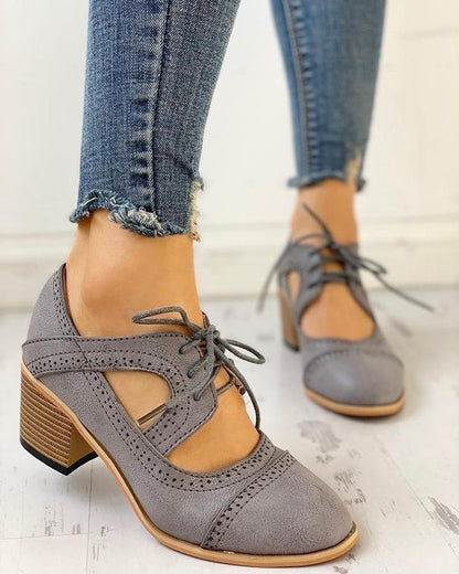 Zanitha – Scarpe con tacco largo in stile vintage