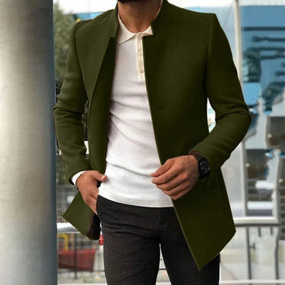 Carlo – Elegante cappotto in lana da uomo